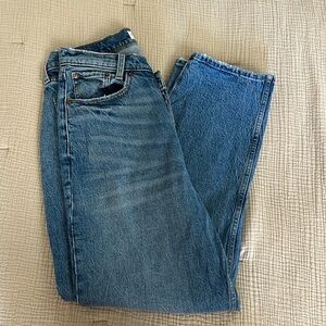 Abercrombie & Fitch dad high rise 8 Curve Love Jeans
